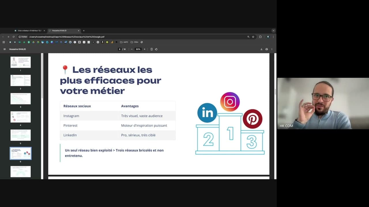 Les Réseaux Sociaux et Google pour Transformer votre Activité